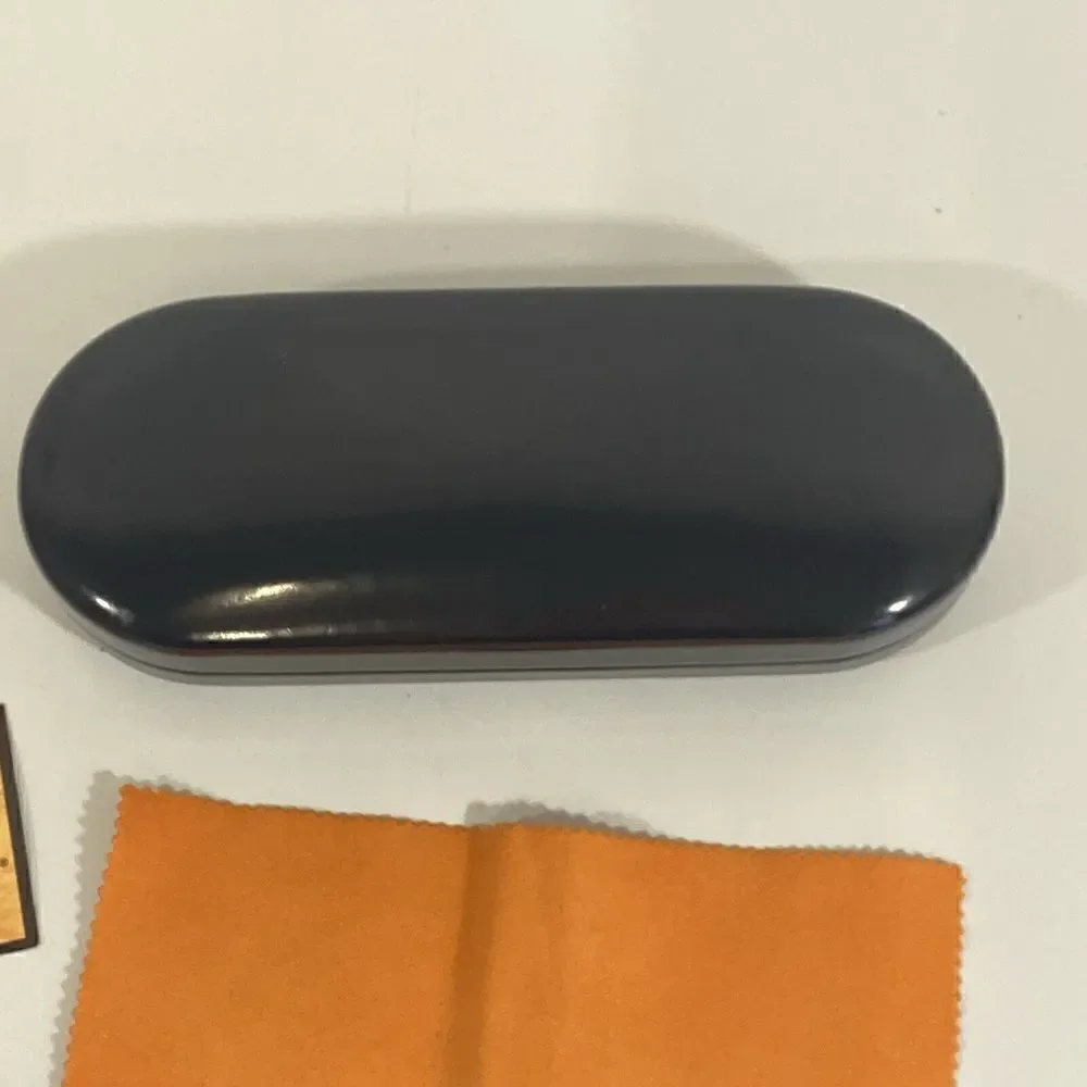 Fendi Sunglasses Case Hard shell Black With Cloth Authentic READ